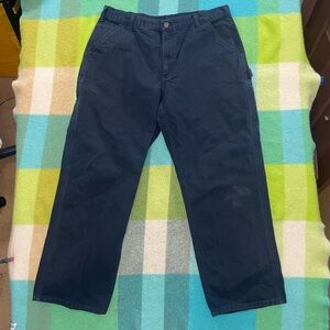 Carhartt workwear carpenter navy blue pants